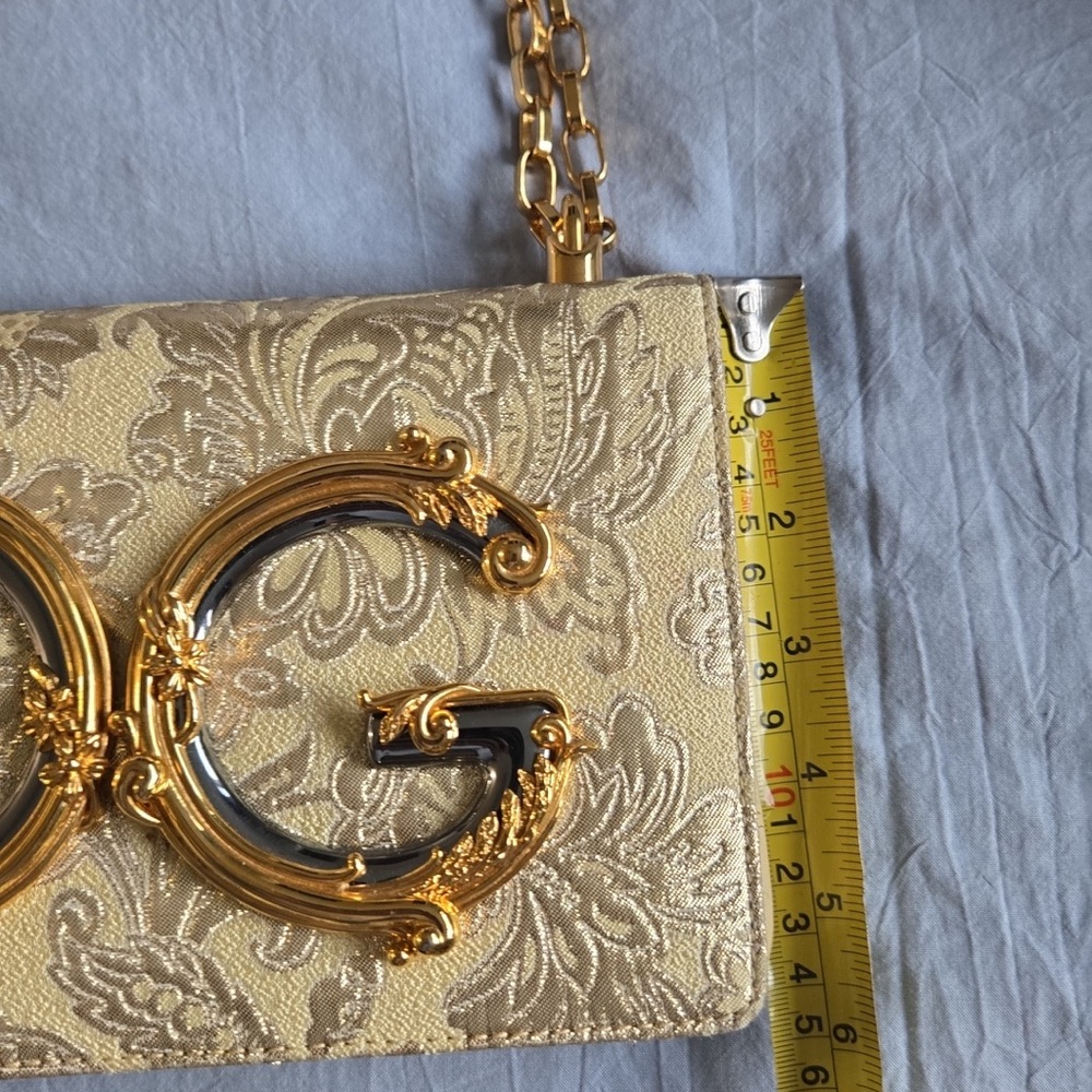 Dolce & Gabbana Gold DG Girls Flap Bag - Picture 10 of 11
